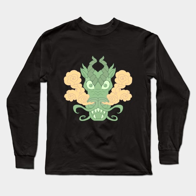 Head of the Dragon Long Sleeve T-Shirt by kikyz